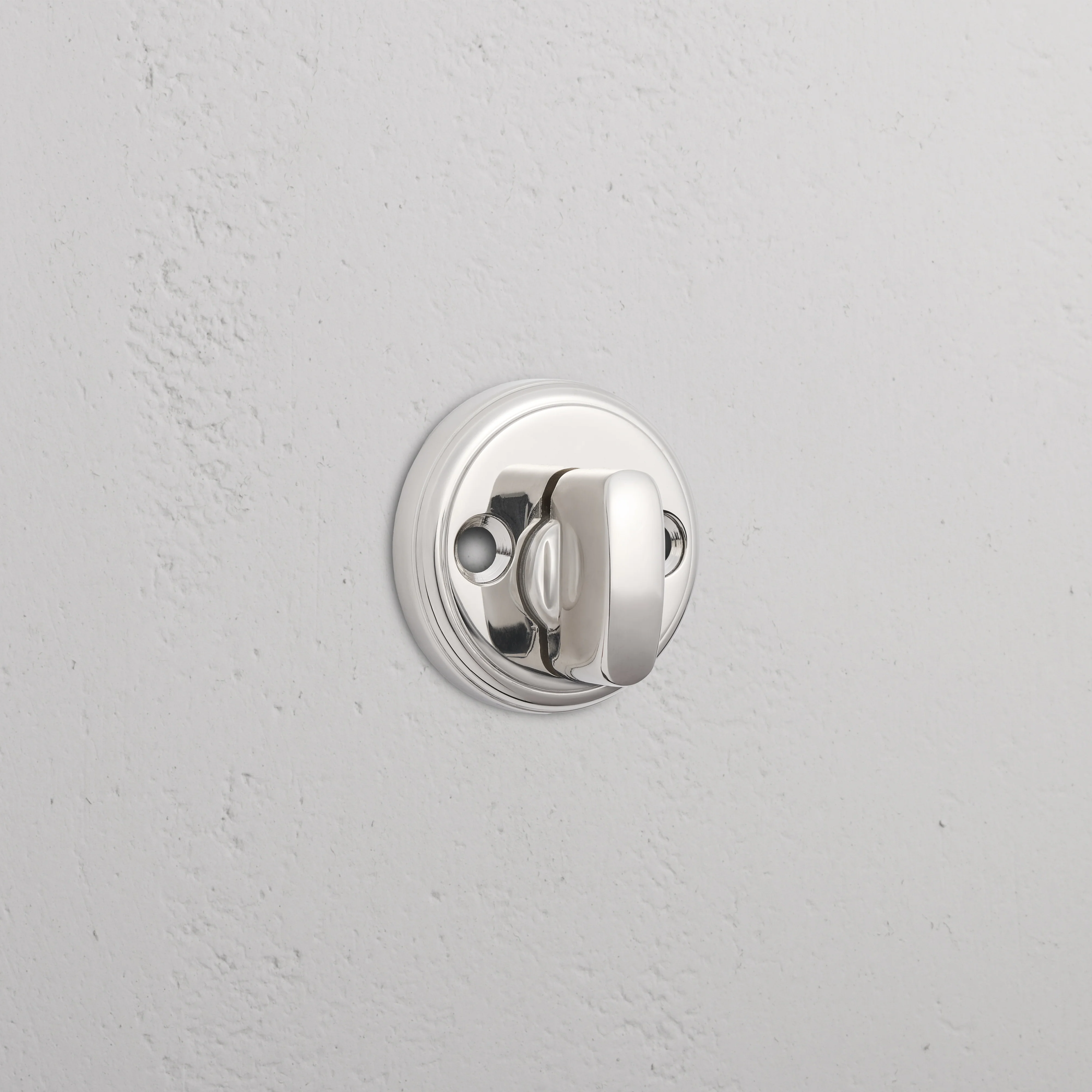 Polished nickel hinges